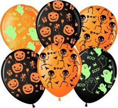 Гелеві кульки з малюнком "Хеллоуин, Примарні вогні"